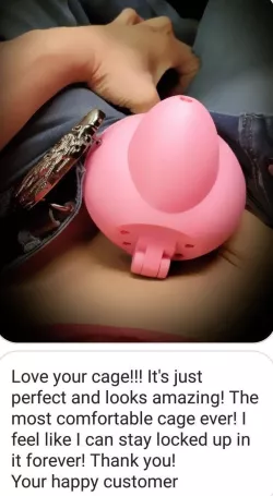 The ORIGINAL "Contained" Cage by Heart-ON Chastity
