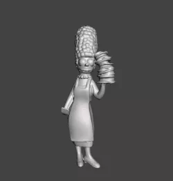 THE SIMPSONS MARGE SIMPSON .STL .OBJ 3D