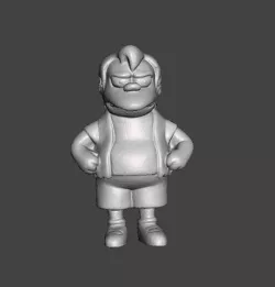 THE SIMPSONS NELSON MUNZ .STL .OBJ 3D