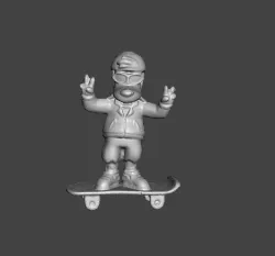THE SIMPSONS POOCHIE .STL .OBJ 3D
