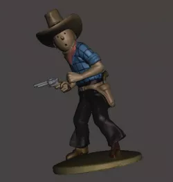 tintin cowboy tintin in america