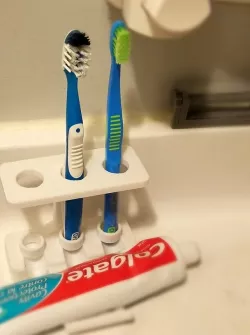 Toothbrush/Paste Rack