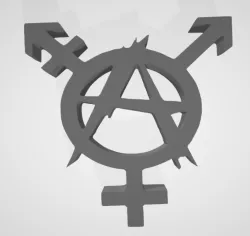 Tranarchy Pin