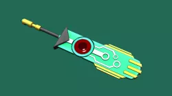 Transistor Sword - KeyChain Collectible - Printable