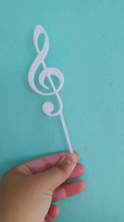 Treble Clef Note Topper// Treble Clef Note Topper