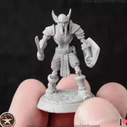 Undead Warrior with Shield and sword