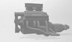 V8 EDELBROCK 1/10