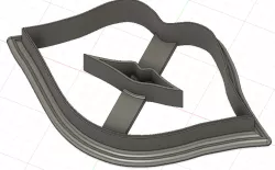 Valentine's day "Lips" cookie cutter form - 10cm ( 3.93 inch)