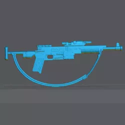 VINTAGE STAR WARS KENNER ENDOR REBEL RIFLE