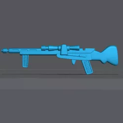 VINTAGE STAR WARS KENNER SNOWTROOPER RIFLE