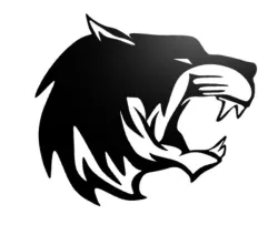 Wolf head wall decor