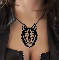 wolf pendant