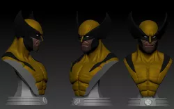 Wolverine Bust STL