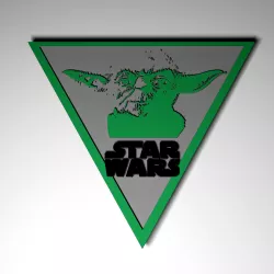 Yoda Star Wars wall art