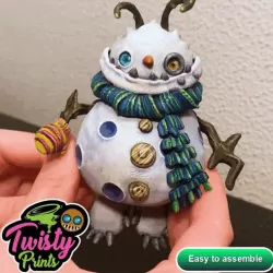 ☃️Articulated Monster Snowman - XMAS TREE ORNAMENT☃️