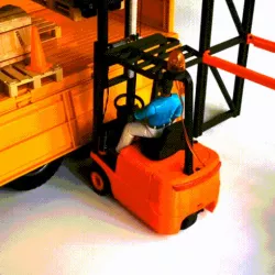 1:14 RC 3-Wheel Forklift