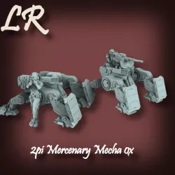 2pi Mercenary Mecha Ox 3D print model