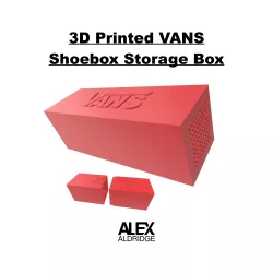 3D VANS Skateboard Shoebox Storage Box