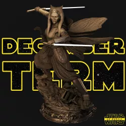 Ahsoka Sculpture - Star Wars 3D Models - Tested and Ready for 3D printing