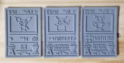 Ancient Pokemon Cards - Set 4 - Pichu, Pikachu, Raichu