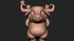 Angry bull