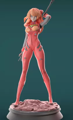 asuka for 3D print 3D print model