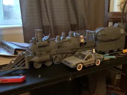 Back To The Future Train (Playmobil scale)
