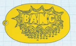Bang Keychain