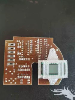 BMW K100 LCD gear indicator mount