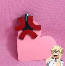 BROOCH SYMBOL ANGER ANIME
