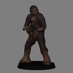 Chewbacca - Starwars LOW POLY 3D PRINT