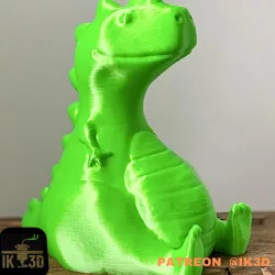 CHUBBY T-REX DINOSAUR - EASY PRINT NO SUPPORTS