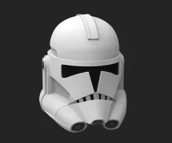 Clone Trooper Helmet TCW Phase 2 - 3D Print Files STL