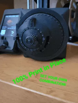 Codable Combination Lock Vault- Print in Place