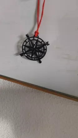 Compass key ring