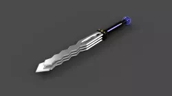 CONCEPT SERIES: "Cerberus" Ballistic Futuristic Fantasy Blade Knife