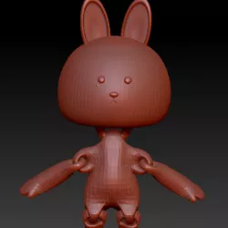 Cute Little Bunny Flexi Toy