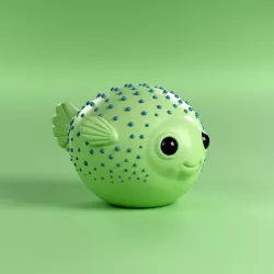 Cute Puffer Fish