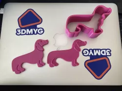 Dachshund mold for bath bombs