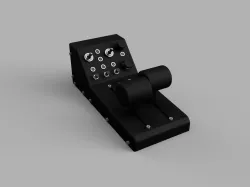 Desktop Twin Engine Throttle for Flight Simulation