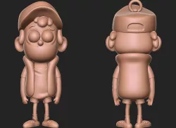 Dipper Gravity Falls - Keychain