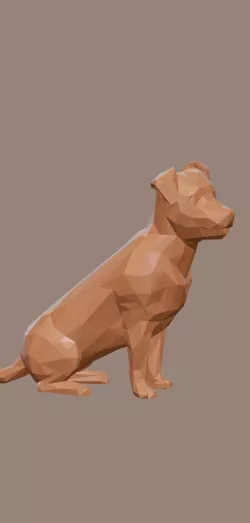 Dog Low poly dog