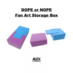 DOPE or NOPE Fan Art Storage Sticker Box
