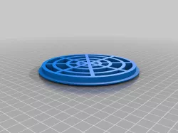 Exhaust grid for PVC pipe Diameter 125