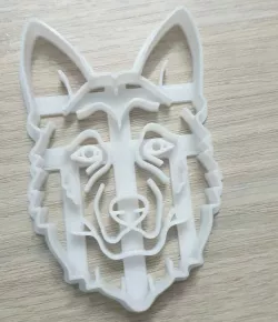 Face Dog Cookie Cutter - German Shepherd