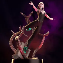 Fan Art Spider Gwen - 2 in 1 - Statue