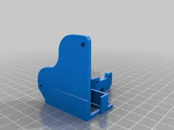 Fanmount 2 screws (corner cut for extruder lever)