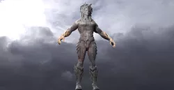 Female Atlantean Warrior Statue 2