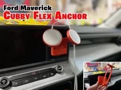 Ford Maverick Cubby Flex Anchor (FITS and Blank slate provided)