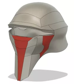 Future Mercenary Helmet - BloodRaven